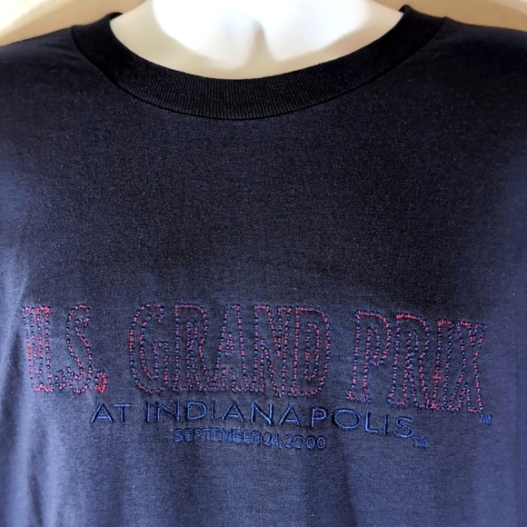 Vintage U.S. Grand Prix Indianapolis Short Sleeve Tee T-Shirt September 24 2000 - Picture 4 of 8